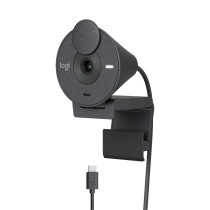 Webcam Logitech Brio 300 Full HD 1080p USB Type-C (Grafite) - 960-001436