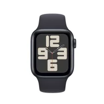 Apple Watch SE (2023) GPS+Cellular 40mm Alumínio Meia-Noite c/ Bracelete Desportiva Meia-Noite - S/M - MRG73QL/A
