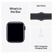 Apple Watch SE (2023) GPS+Cellular 40mm Alumínio Meia-Noite c/ Bracelete Desportiva Meia-Noite - S/M - MRG73QL/A