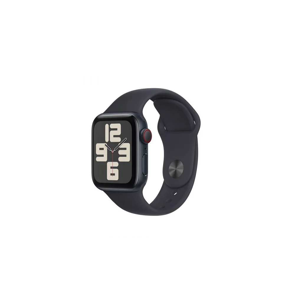 Apple Watch SE (2023) GPS+Cellular 40mm Alumínio Meia-Noite c/ Bracelete Desportiva Meia-Noite - M/L - MRGA3QL/A