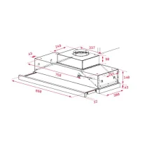 Exaustor Teka CNL 9815 PLUS 90cm Classe A