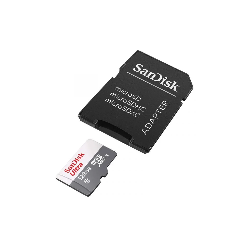 SanDisk 128GB MicroSDXC Ultra Lite Class10 UHS-I + Adapter - SDSQUNR-128G-GN3MA