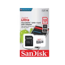 SanDisk 128GB MicroSDXC Ultra Lite Class10 UHS-I + Adapter - SDSQUNR-128G-GN3MA