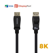 Cable Displayport 1.4 8K Aisens A149-0432 Displayport Macho - Displayport Macho 2m Certificado N