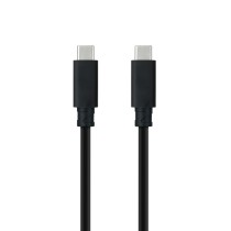 Cable USB 3.1 Nanocable 10.01.4100 USB Tipo-C Macho - USB Tipo-C Macho 50cm Negro