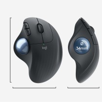 Logitech M575 Wireless Trackball Preto