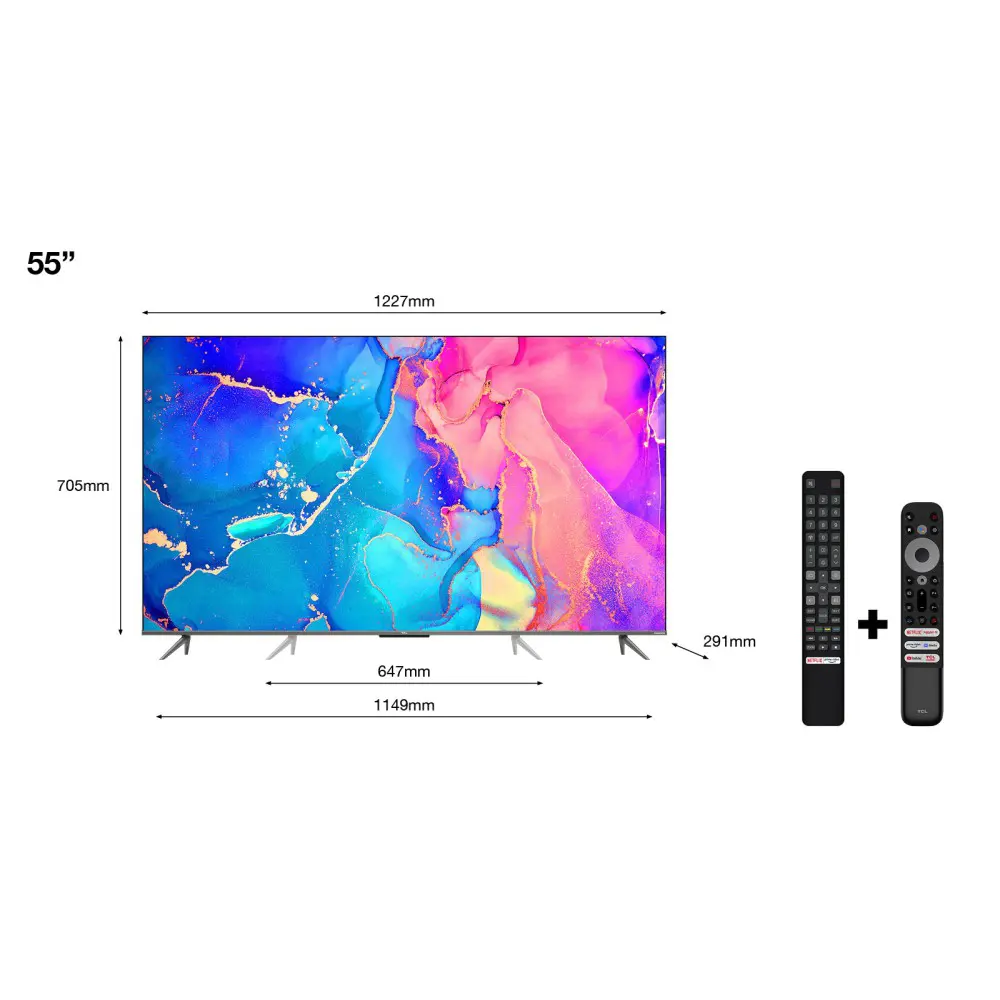 TV TCL 55" C635 QLED Smart TV 4K