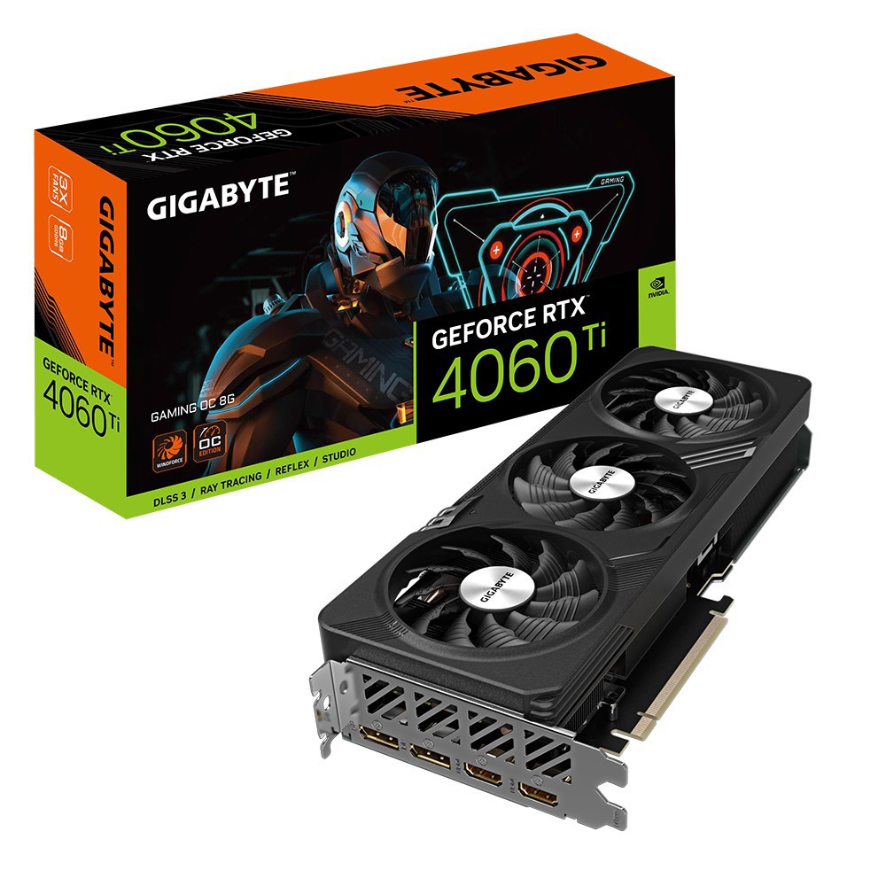 Gigabyte GeForce RTX 4060 Ti GAMING OC 8GB DLSS3 - GV-N406TGAMING OC-8GD