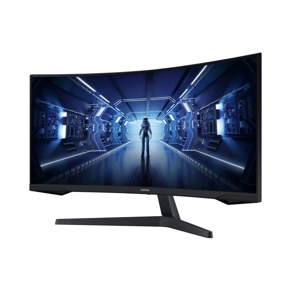 Monitor Samsung Odyssey G5 LC34G55TWWPXEN 34" LED UltraWide QHD 165Hz FreeSync Premium Curvo