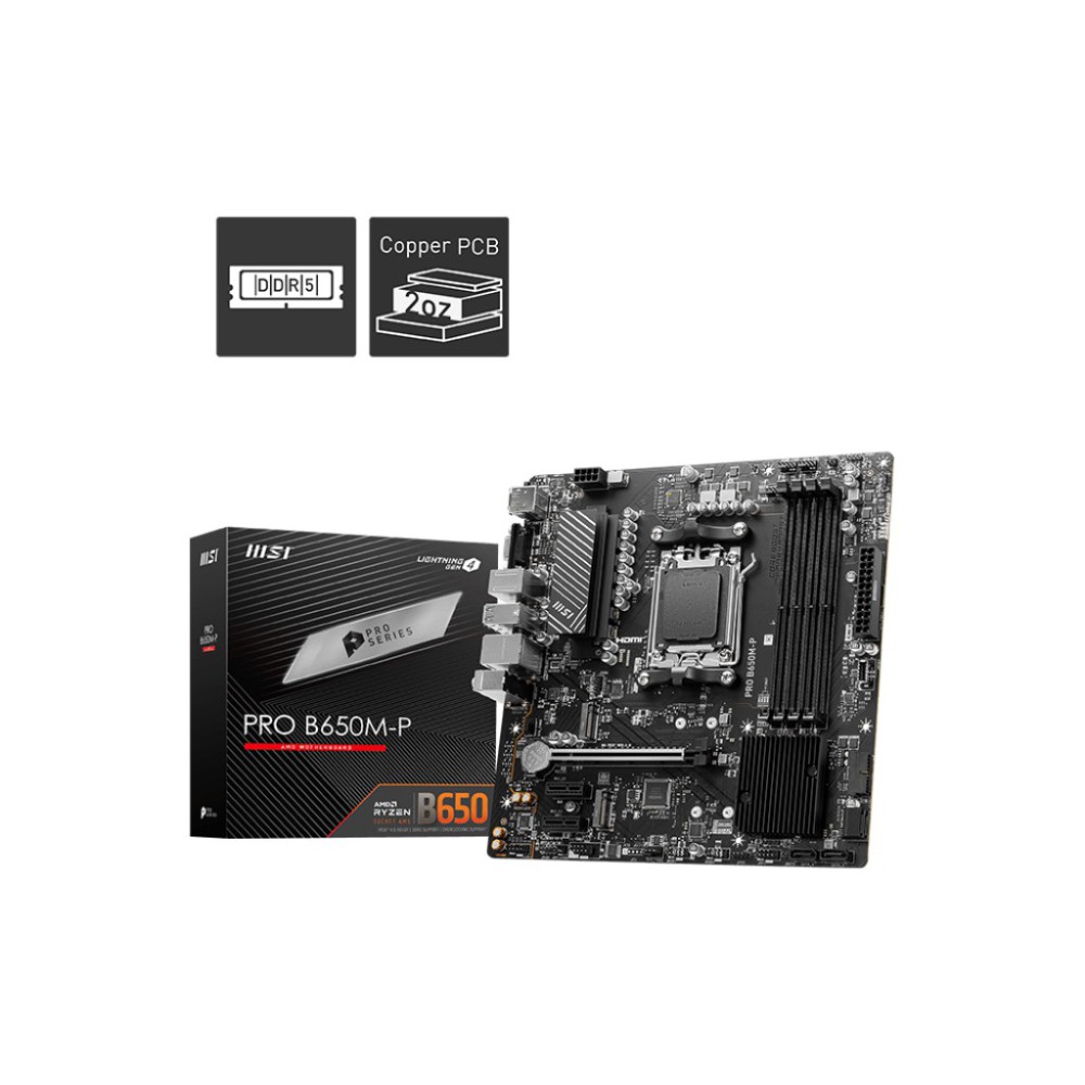 Motherboard MSI Pro B650M-P DDR5 Matx Am5