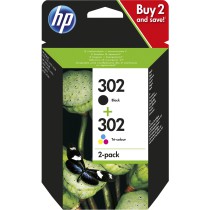 Pack 2x Tinteiros 302 (Preto Cores) - HP - X4D37AE