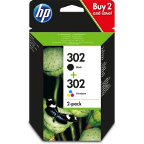 Pack 2x Tinteiros 302 (Preto Cores) - HP - X4D37AE