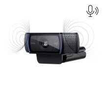 WebCam USB 15MP Full HD 1080p C920 PRO 960-001055 - LOGITECH - 960-000513