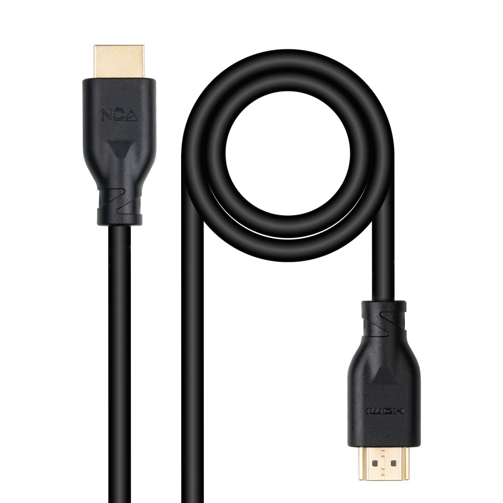 Cable HDMI 2.0 4K CCS Nanocable 10.15.3900 HDMI Macho - HDMI Macho 50cm Negro