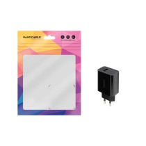 Cargador de Pared Nanocable 10.10.2004 1xUSB 2.1A Negro