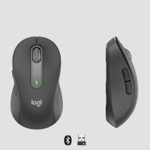 Logitech Signature M650 L Óptico Sem Fios 2000DPI Grafite - 910-006236