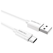 Cable USB 3.0 Tipo-C Duracell USB5031W USB Tipo-C Macho - USB Macho 1m Blanco