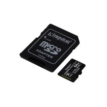 Tarjeta de Memoria Kingston CANVAS Select Plus 64GB microSD XC con Adaptador Clase 10 100MBs