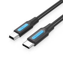 Vention COWBF cabo USB 1 m USB 2.0 Mini-USB B USB C Preto