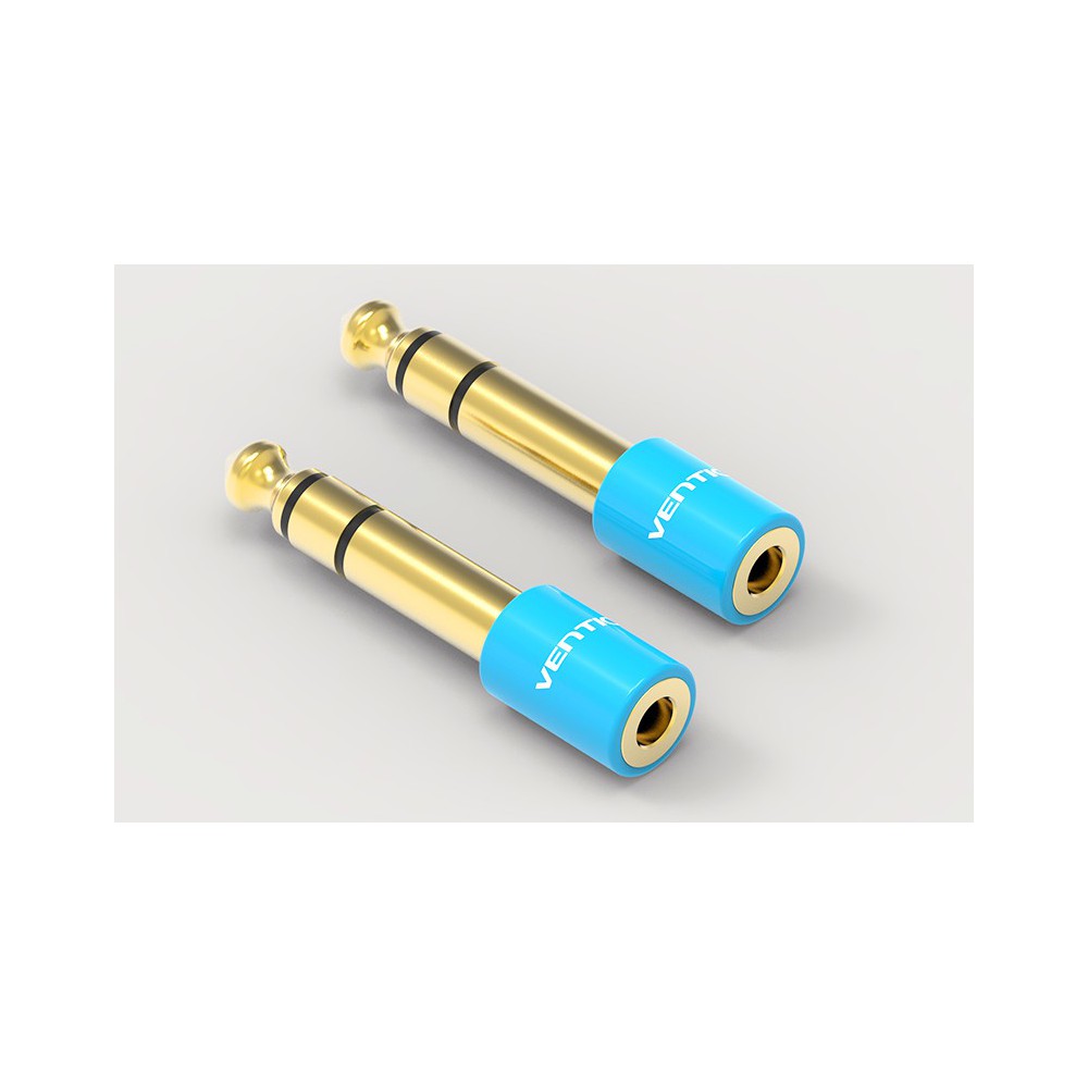 Vention VAB-S01-L adaptador para cabos 6.5 mm 3.5 mm Azul