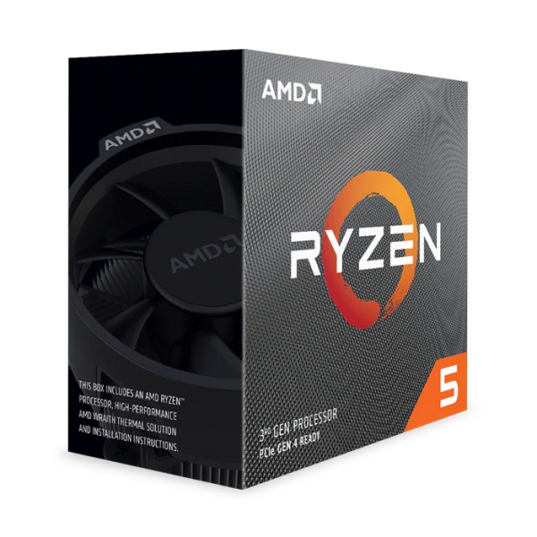 Processador AMD Ryzen 5 3600X Hexa-Core 3.8GHz c/ Turbo 4.4GHz 36MB SktAM4