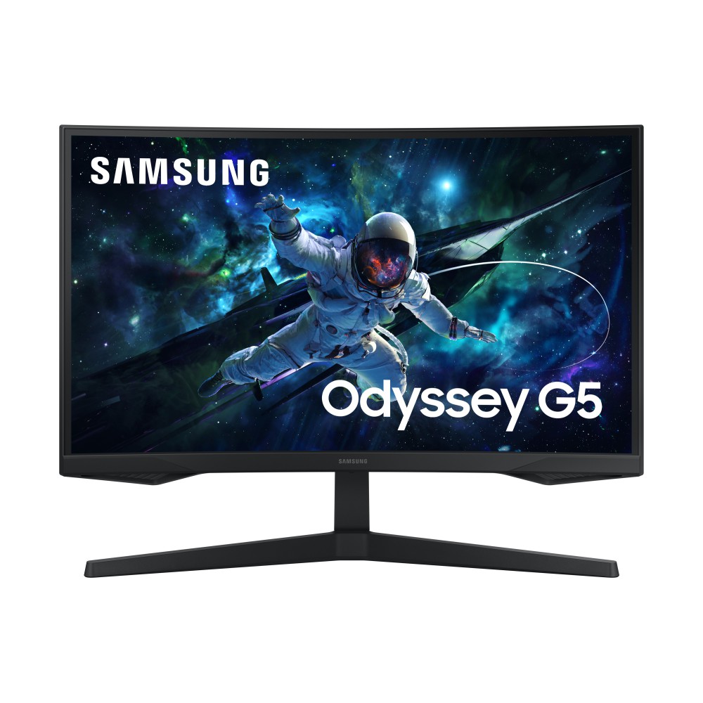 Samsung Odyssey G5 G55C monitor de ecrã 68,6 cm (27") 2560 x 1440 pixels Wide Quad HD LED Preto