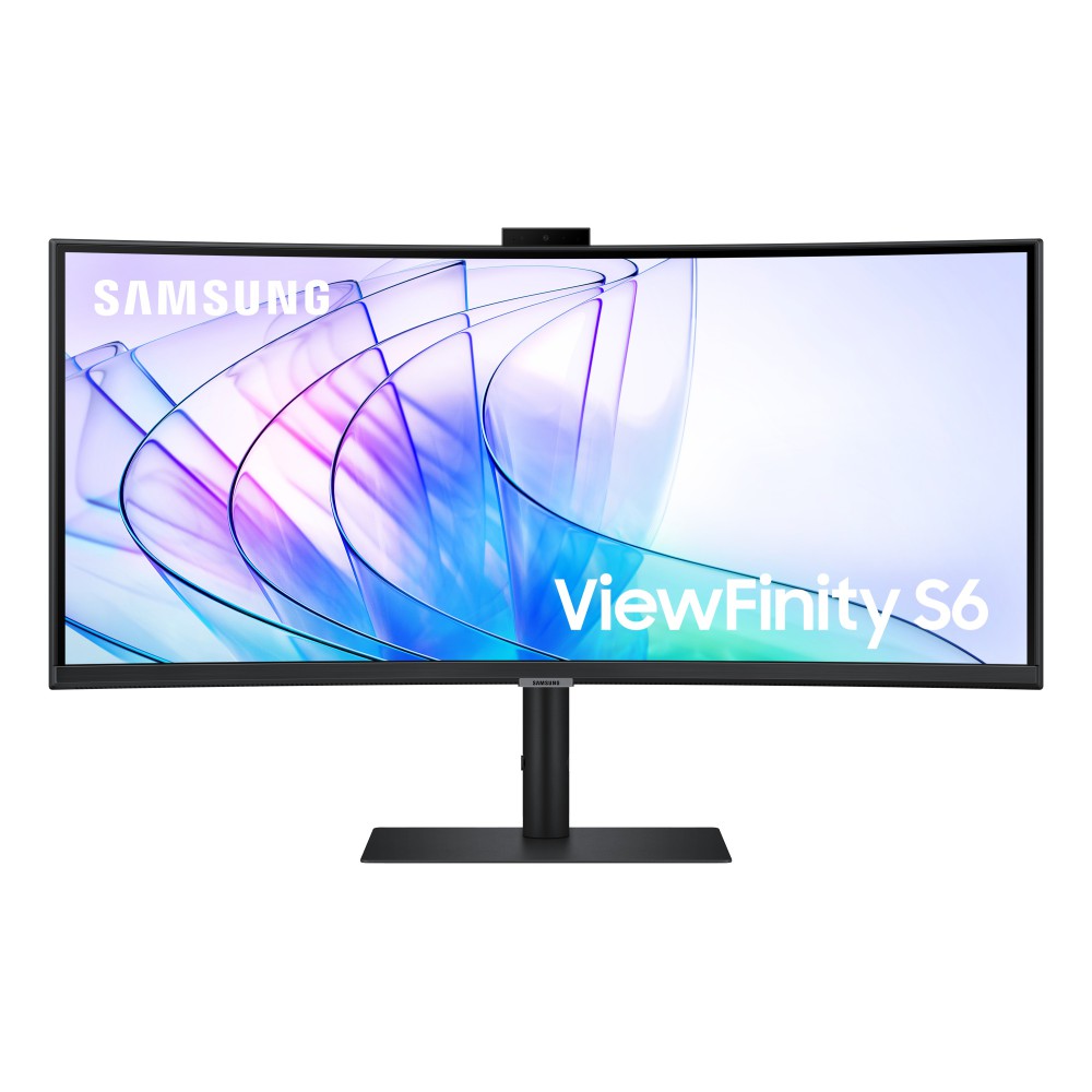 Samsung ViewFinity S6 S65VC monitor de ecrã 86,4 cm (34") 3440 x 1440 pixels UltraWide Quad HD Preto