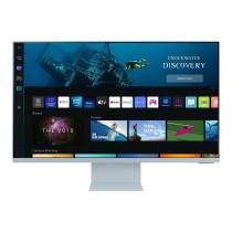 Samsung S32BM80BUU monitor de ecrã 81,3 cm (32") 3840 x 2160 pixels 4K Ultra HD Azul, Branco