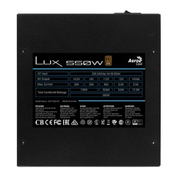 Aerocool Lux 80 PLUS BR 230V, 88% EFFICIENCY - LUX550