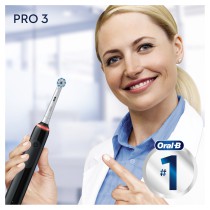 Oral-B 80332156 escova de dentes elétrica Adulto Preto, Azul