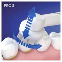 Oral-B 80332156 escova de dentes elétrica Adulto Preto, Azul