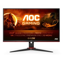 AOC 24G2SAE BK monitor de ecrã 60,5 cm (23.8") 1920 x 1080 pixels Full HD Preto, Vermelho