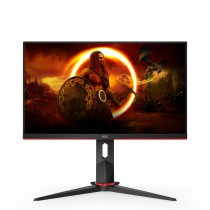 AOC 24G2SPU BK monitor de ecrã 60,5 cm (23.8") 1920 x 1080 pixels Full HD Preto, Vermelho