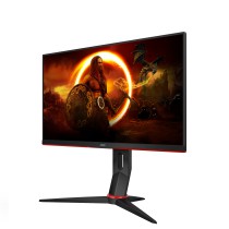 AOC 24G2SPU BK monitor de ecrã 60,5 cm (23.8") 1920 x 1080 pixels Full HD Preto, Vermelho