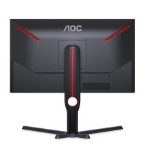 AOC G3 25G3ZM BK monitor de ecrã 62,2 cm (24.5") 1920 x 1080 pixels Full HD Preto, Vermelho