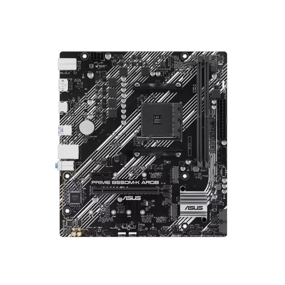 ASUS PRIME B550M-K ARGB AMD B550 Socket AM4 micro ATX