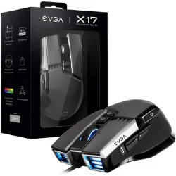 Rato EVGA X17 Gaming 16000 Dpi Gris