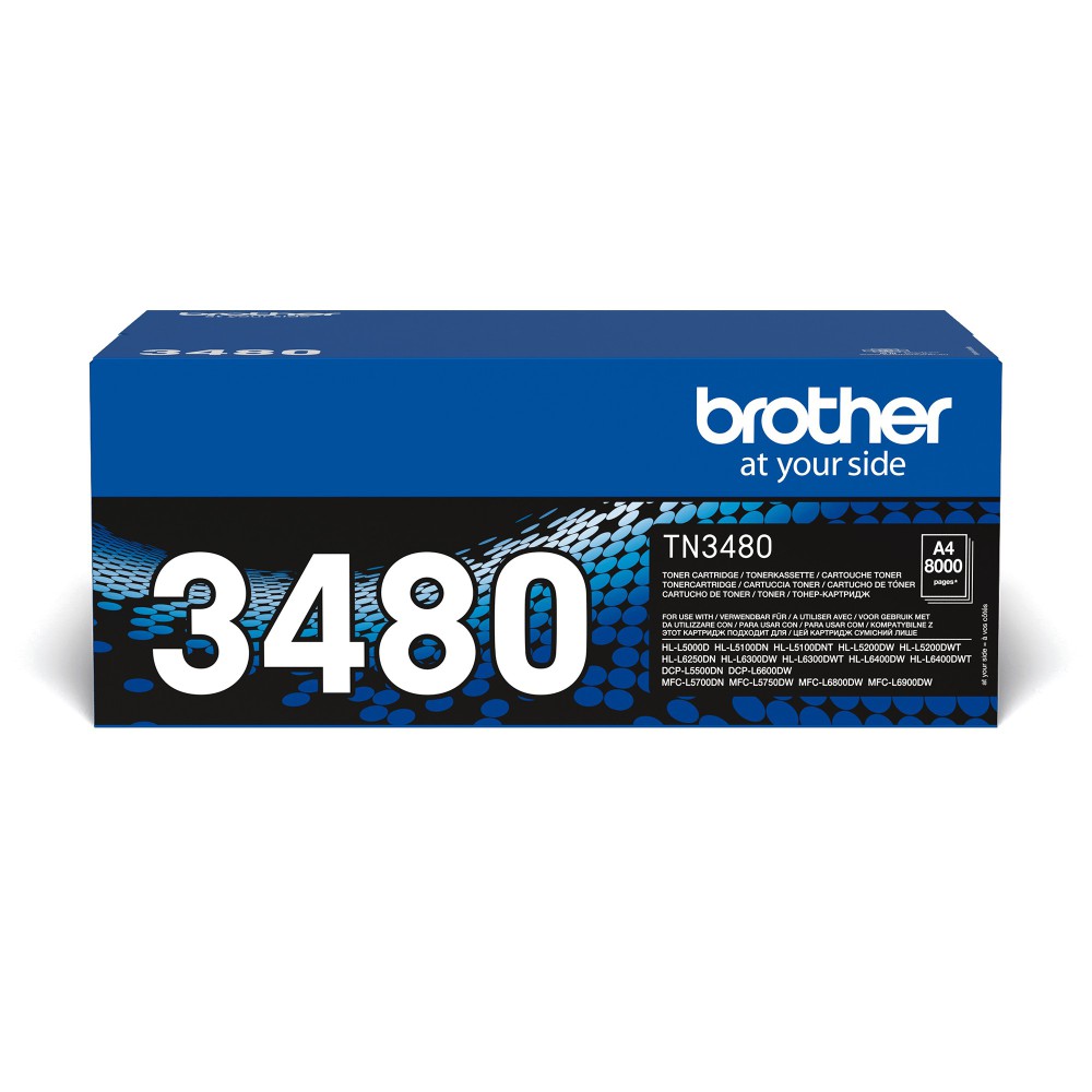 Brother TN-3480 toner 1 unidade(s) Original Preto