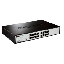 D-Link DGS-1016D E switch de rede Não-gerido Preto, Metálico