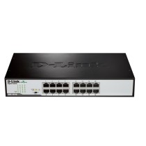 D-Link DGS-1016D E switch de rede Não-gerido Preto, Metálico