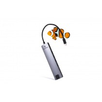 CoolBox COO-DOCK-01 base & duplicador de portas Com fios USB 3.2 Gen 1 (3.1 Gen 1) Type-C Cinzento