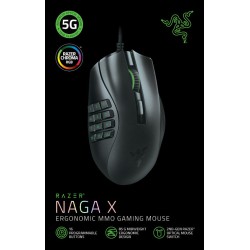 Rato Gaming Razer Naga X 18000 Dpi Preto - RZ01-03590100-R3M1