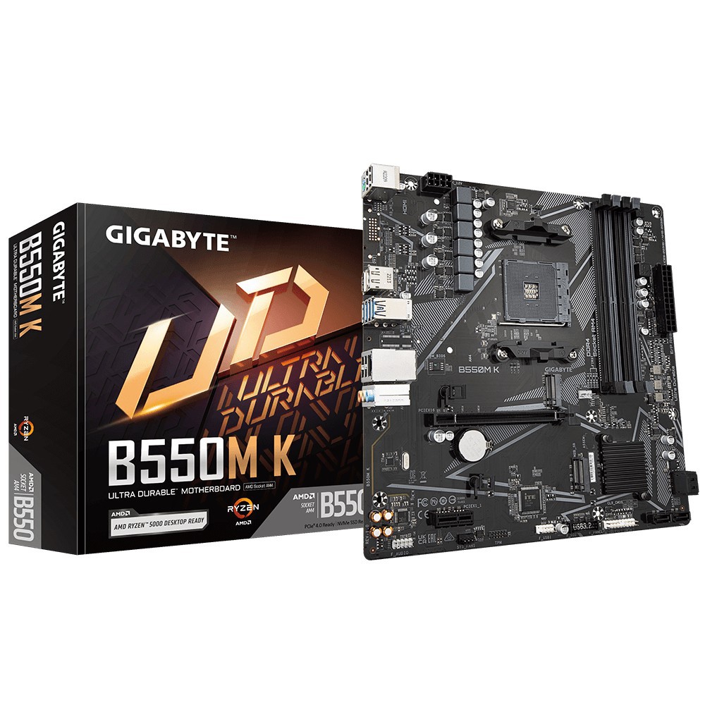 Gigabyte B550M K motherboard AMD B550 Socket AM4 micro ATX