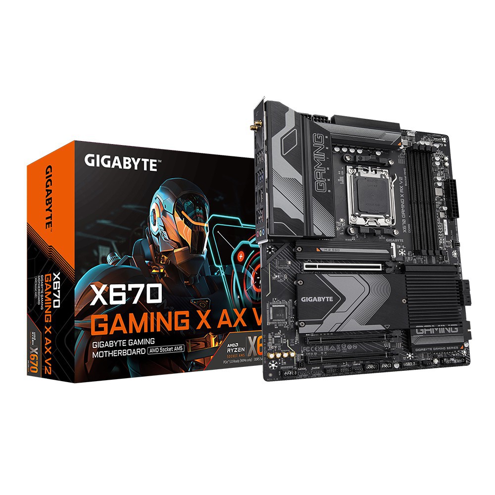 Gigabyte X670 GAMING X AX V2 motherboard AMD X670 Ranhura AM5 ATX