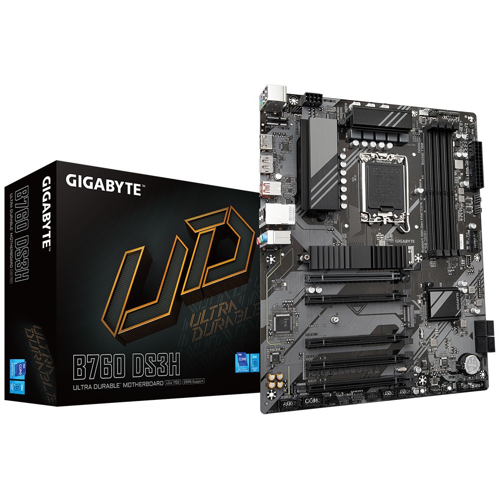 Gigabyte B760 DS3H motherboard Intel B760 Express LGA 1700 ATX