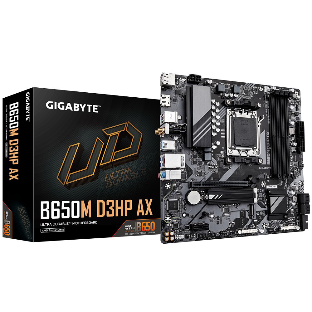 Gigabyte B650M D3HP AX motherboard AMD B650 Ranhura AM5 micro ATX