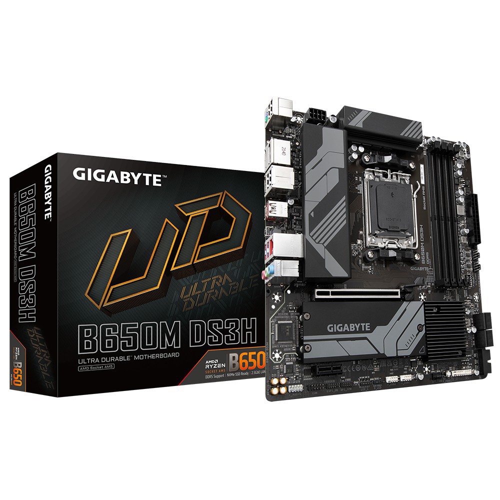 Gigabyte B650M DS3H motherboard AMD B650 Ranhura AM5 micro ATX