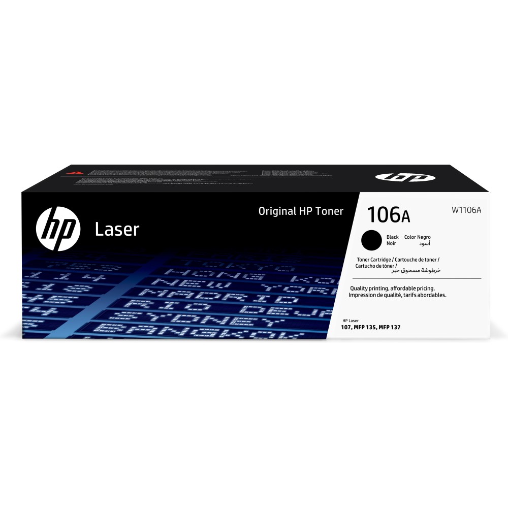 HP Toner Laser Original 106A Preto