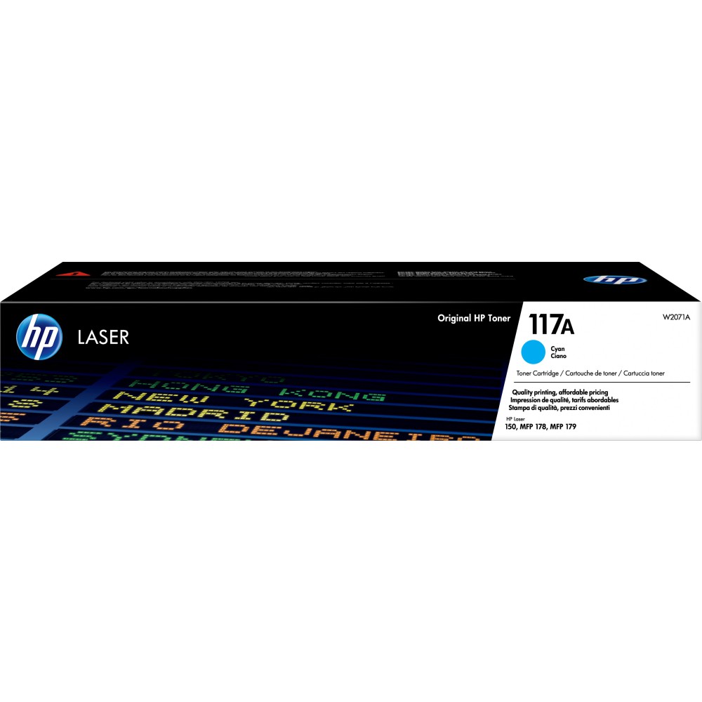 HP Toner Laser Original 117A Ciano