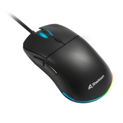 Rato SHARKOON LIGHT2 180 RGB Preto